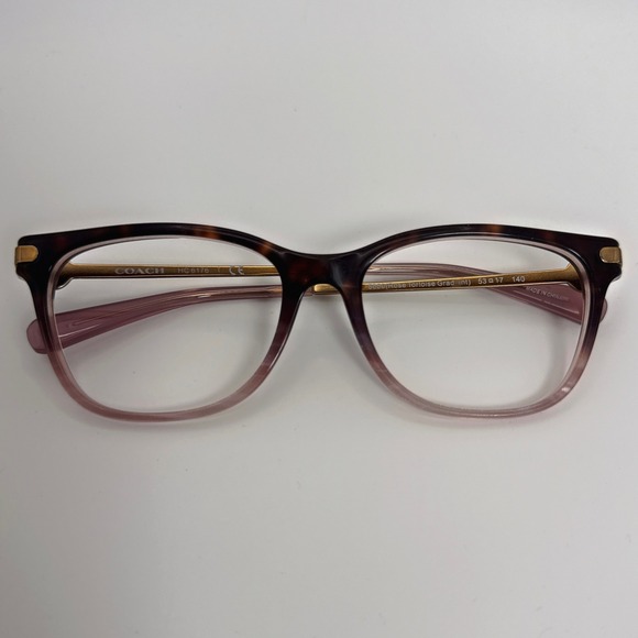 Coach HC6176 5650 Rose Tortoise Gradient Eyeglasses 53-17-140 FRAME ONLY - Picture 1 of 6